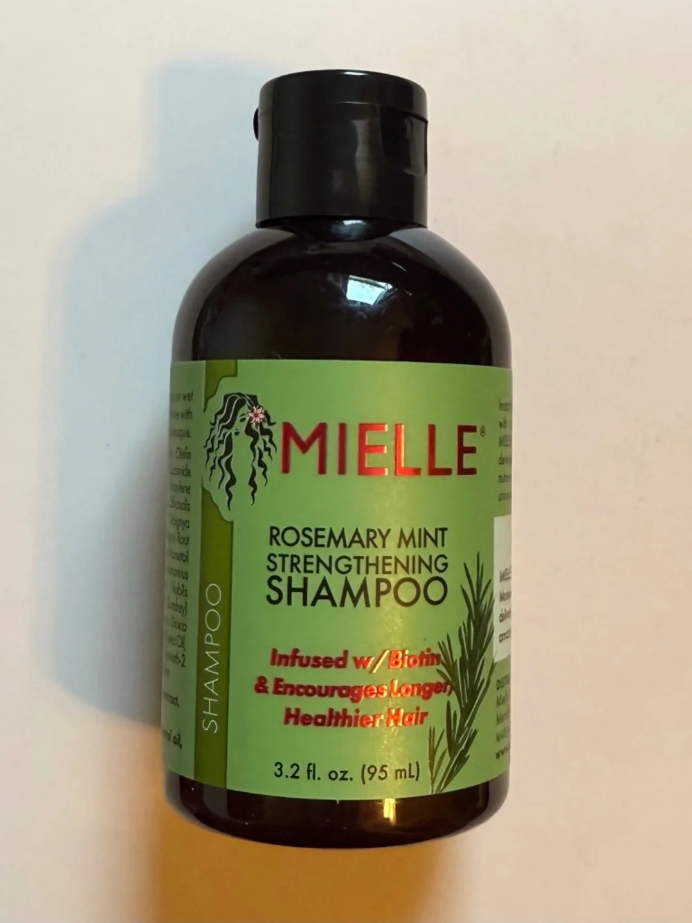 Mielle Rosemary Mint Strengthening Shampoo 3.2oz, Travel Sized, NWT